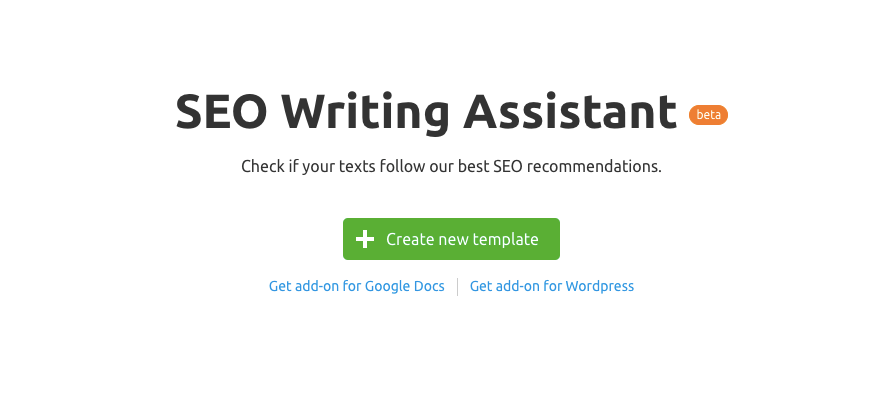 SEO Writing Assistant от SEMrush