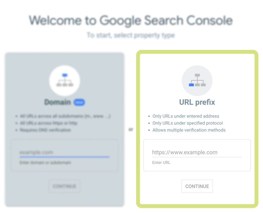 Як додати сайт у Google Search Console як префікс URL-адреси