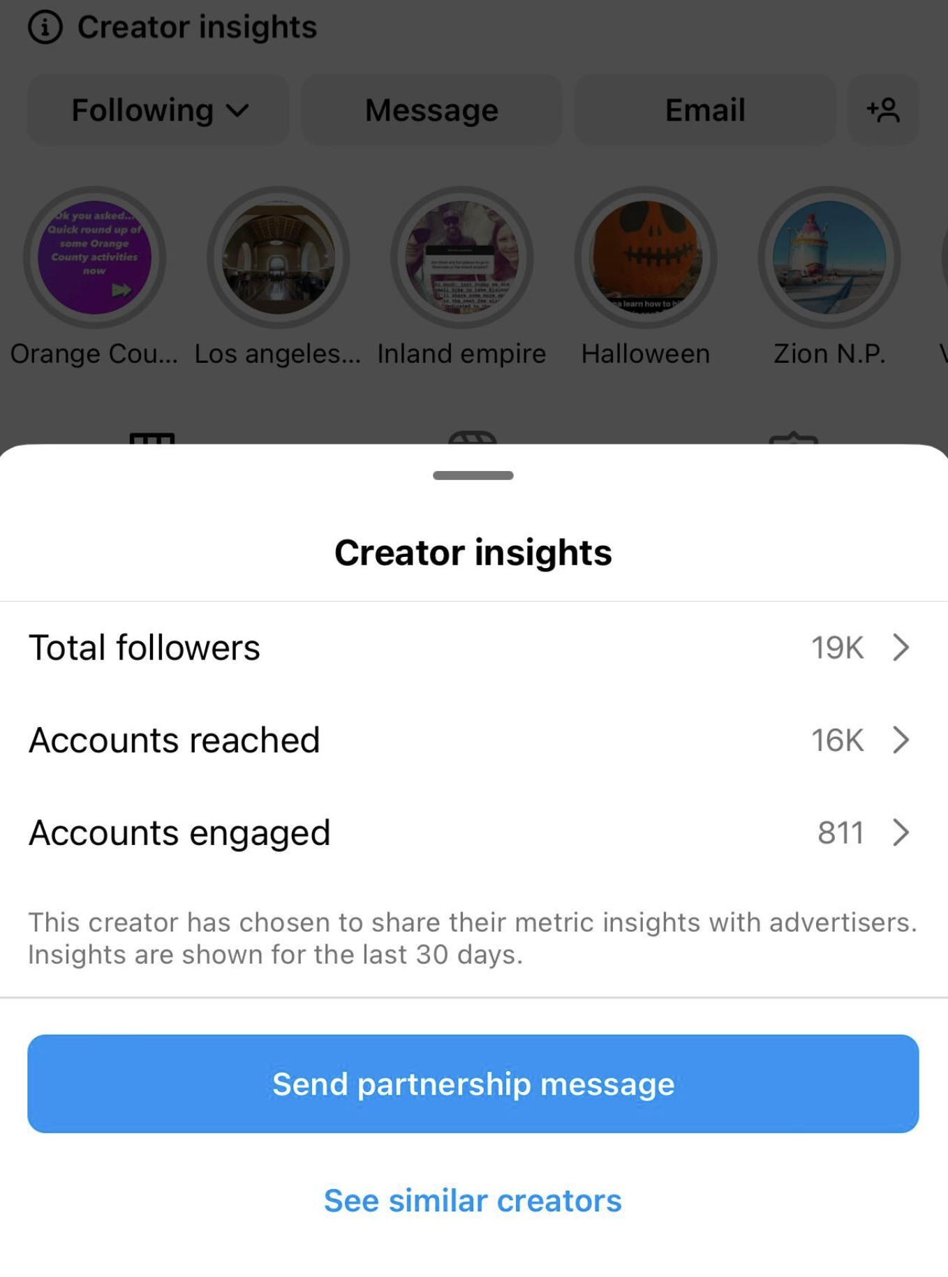 Фото: Instagram тестує Creator Insights для ефективнішої співпраці блогерів і брендів